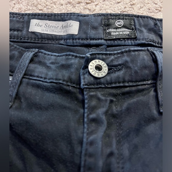 AG Adriano GoldSchmied the Stevie Ankle Slim Straight Leg Jean Size 26R - Picture 3 of 11